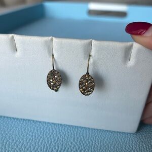 Touchstone crystal by Swarovski Around Town earrings  antique